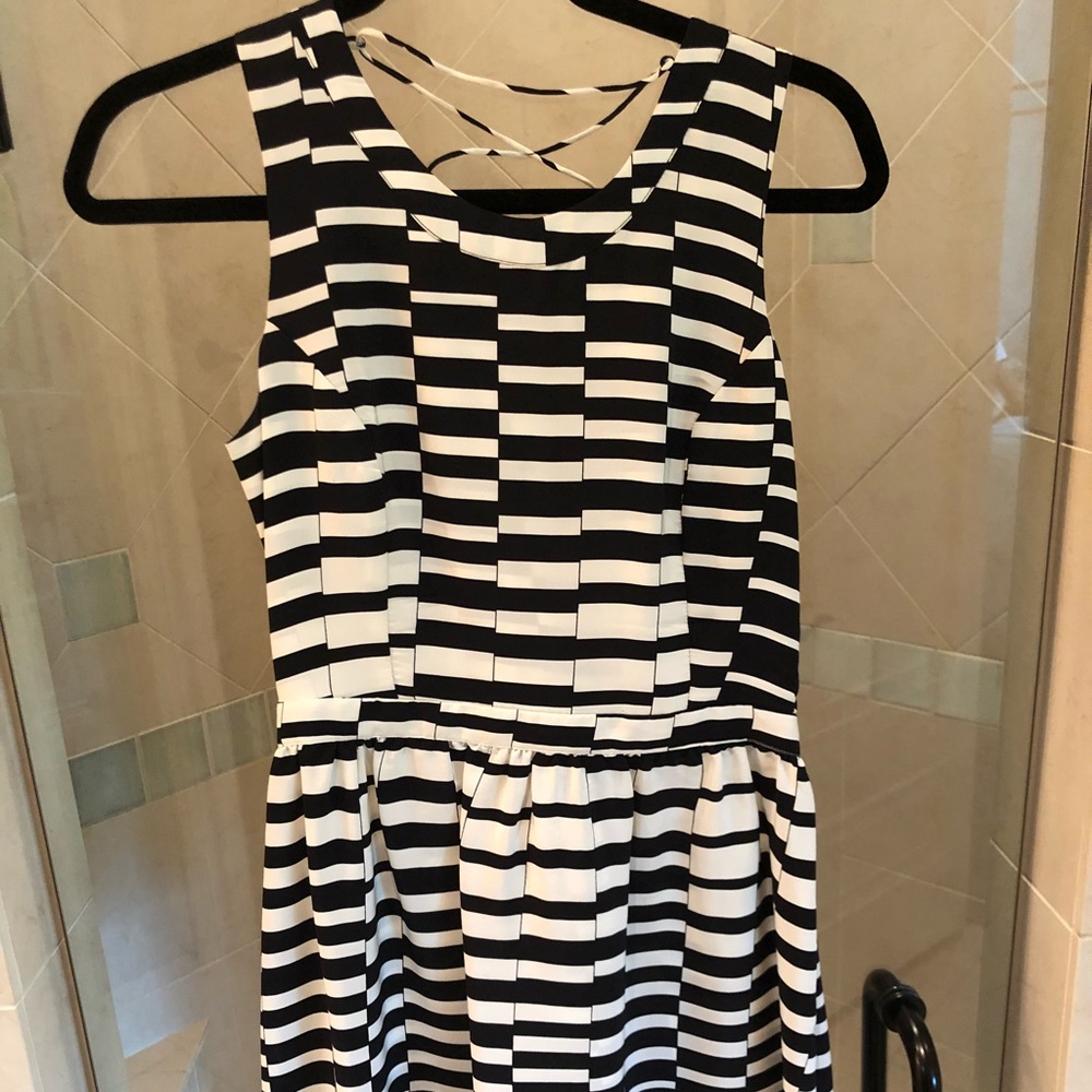 Black and white Parker dress